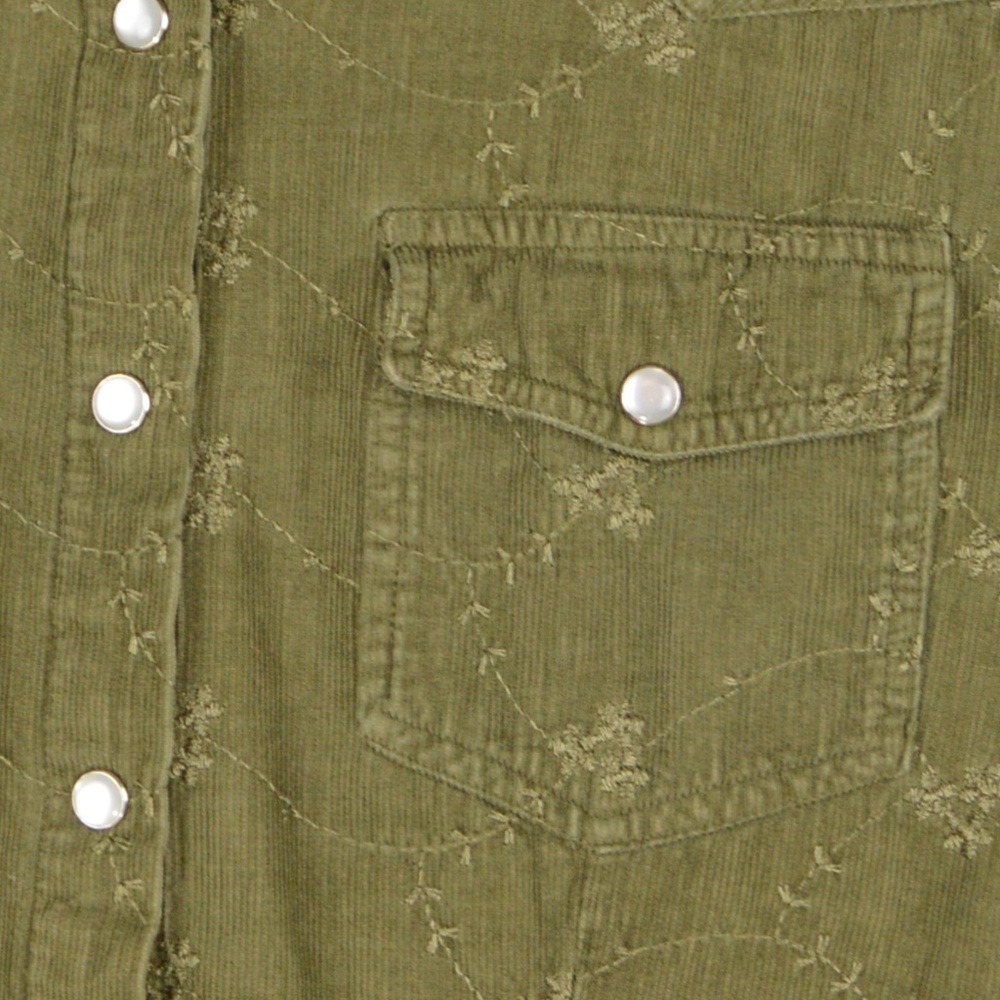 Texas Corduroy Western Button-Down Long-Sleeve Top - Picture 4 of 8